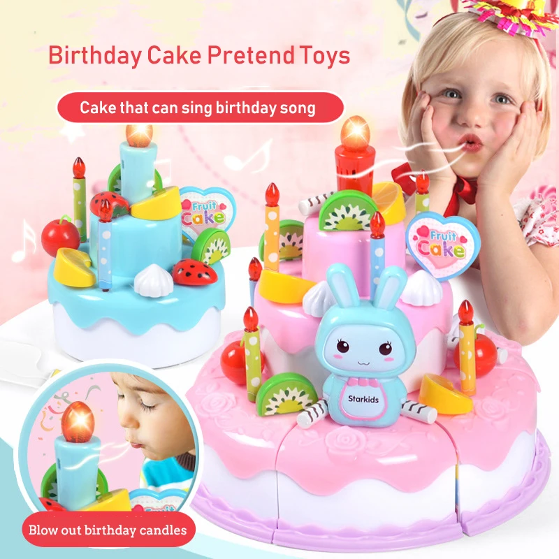 Kids Outdoor Kitchen Accessories - Çocuklar oyuncak simülasyon DIY doğum günü