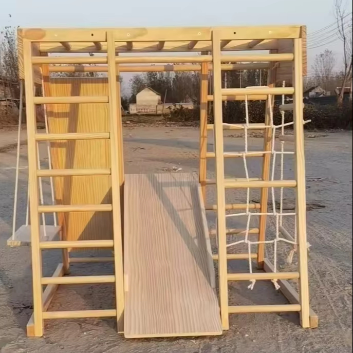 Çocuklar için Montessori Ahşap - Kids Outdoor Climbing Frame incelemesi ve fiyatı