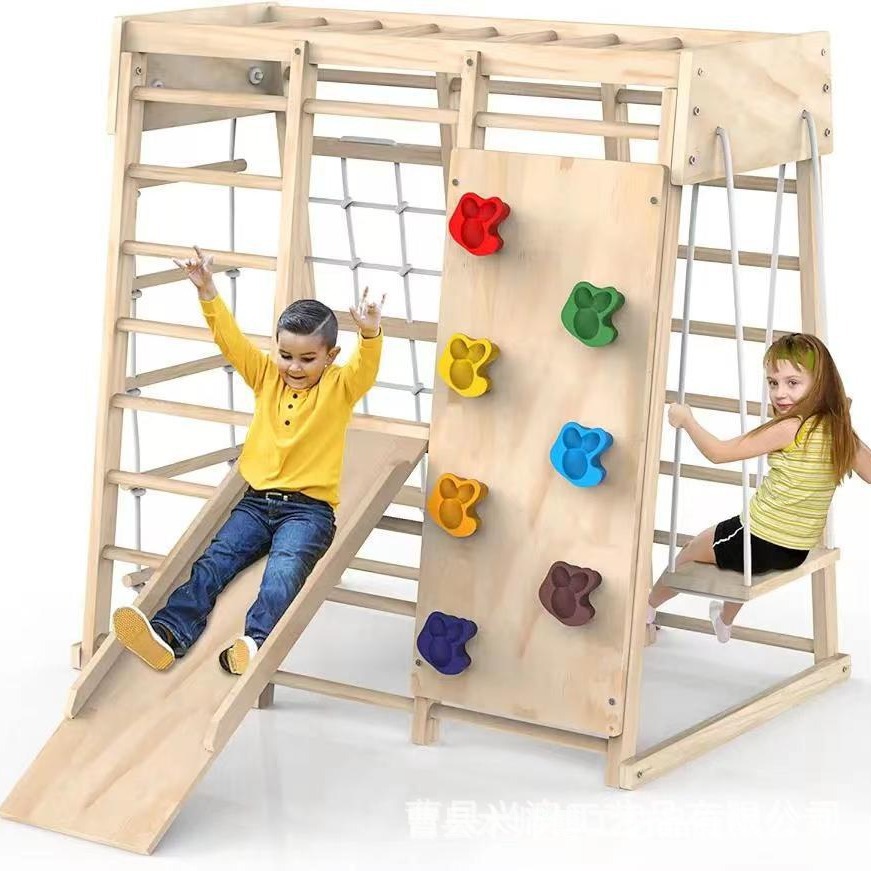 Çocuklar için Montessori Ahşap - Kids Outdoor Climbing Frame incelemesi ve fiyatı
