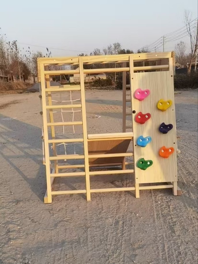 Çocuklar için Montessori Ahşap - Kids Outdoor Climbing Frame incelemesi ve fiyatı