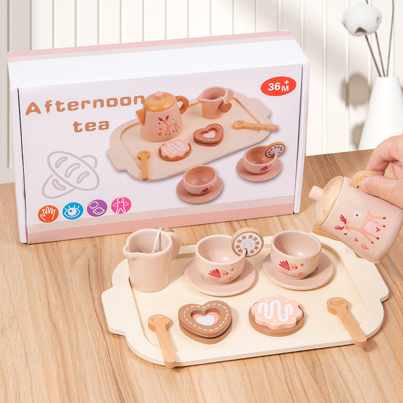 Öğleden sonra çay seti ahşap o - Kids Outdoor Kitchen Accessories incelemesi ve fiyatı
