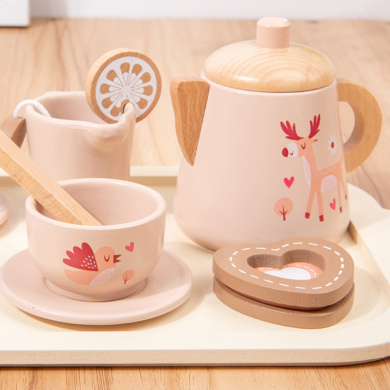 Öğleden sonra çay seti ahşap o - Kids Outdoor Kitchen Accessories incelemesi ve fiyatı