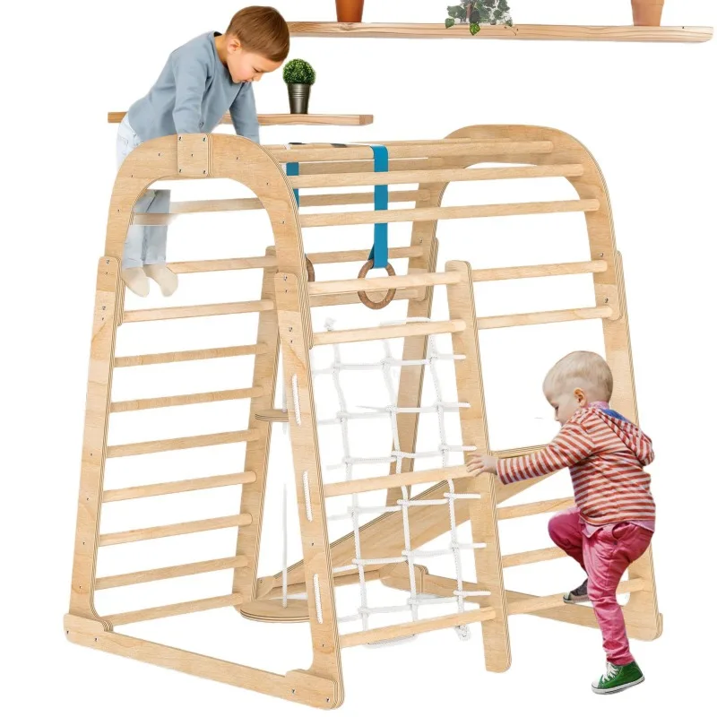 Masif ahşap çocuk kaydırağı, a - Kids Outdoor Climbing Frame incelemesi ve fiyatı