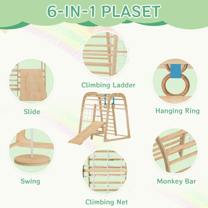 Masif ahşap çocuk kaydırağı, a - Kids Outdoor Climbing Frame incelemesi ve fiyatı