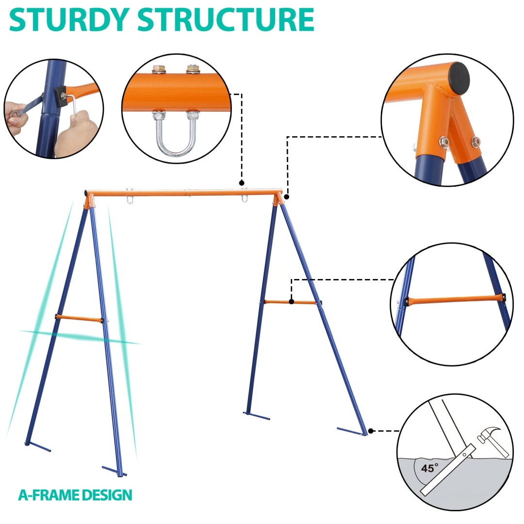 Ağır Hizmet Tipi A-Çerçeveli S - Kids Outdoor Furniture Set incelemesi ve fiyatı